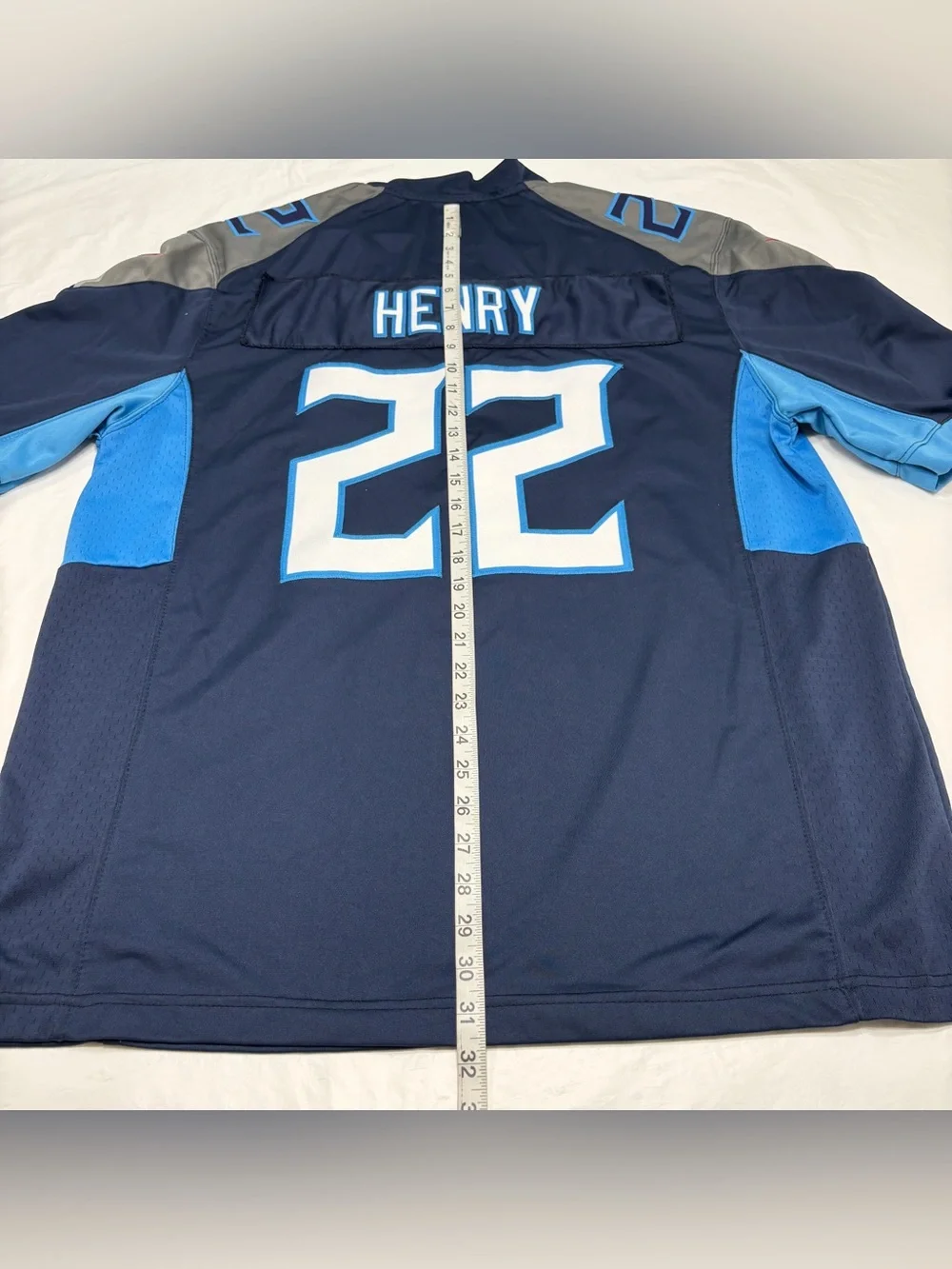 Nike Dri Fit Jersey Navy NFL Tennessee Titans Derrick Henry #22 Men's XXL